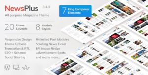 NewsPlus Wordpress Theme free download