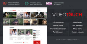 VideoTouch WordPress Theme Free Download