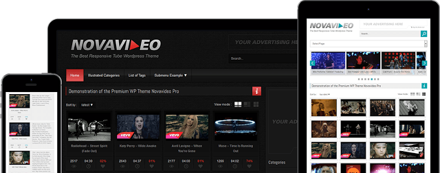 Novavideo WordPress Theme