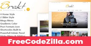Brakt v5.0 - Personal Blogger Template