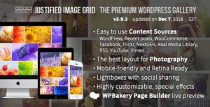justified image grid - premium wordpress gallery nulled