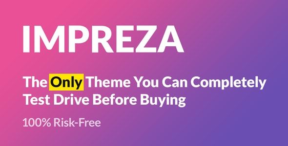 Impreza Nulled – Multi-Purpose WordPress Theme