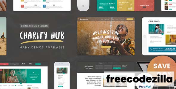 Charity Hub WordPress Theme Free Download