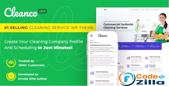 Cleanco - Cleaning Service Company WordPress Theme