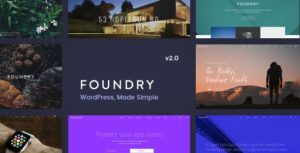 Foundry - Multipurpose, Multi-Concept WP Theme