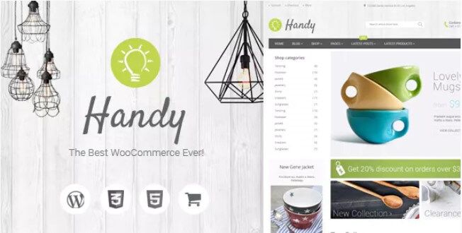 Handy v5.0.14 - Handmade Shop WordPress WooCommerce Theme