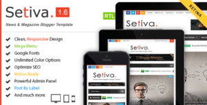 Setiva Blogger Template