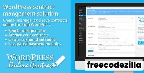 WP Online Contract