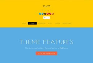 flat wordpress theme free download