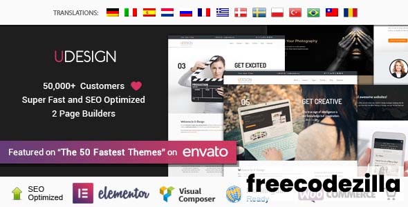 uDesign WordPress Theme Free Download
