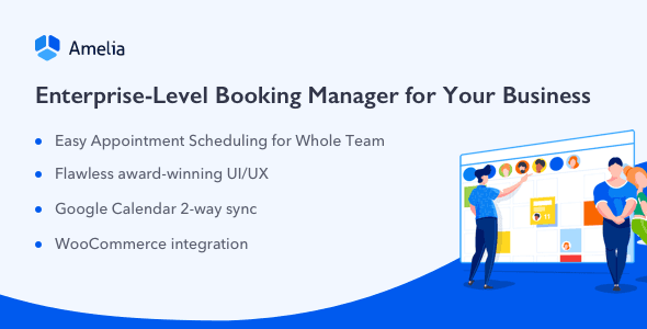 Amelia v2.8 - Enterprise-Level Appointment Booking WordPress Plugin