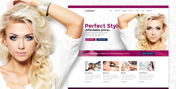 Hairdresser v1.1.5 - Hair Salon WordPress Theme