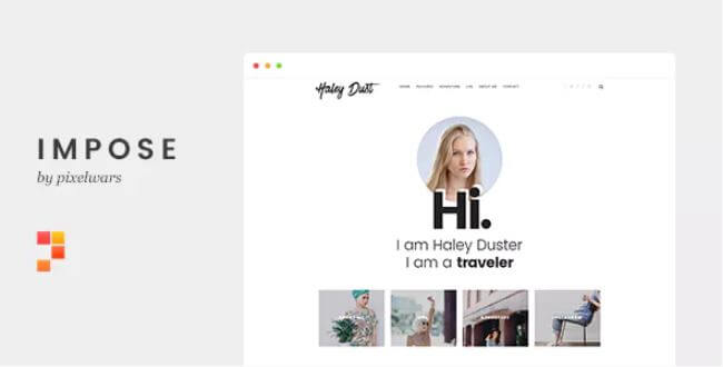 Impose Blog v1.1.3 – A WordPress Blog Theme For Bloggers