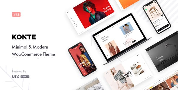 Konte v1.6.0 – Minimal & Modern WooCommerce Theme