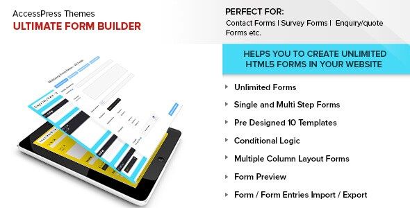 Ultimate Form Builder v1.1.9 - #1 Form Builder For WordPress