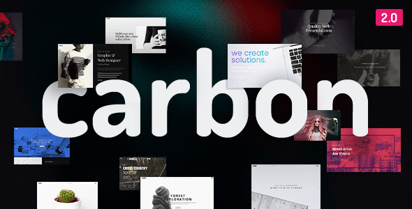 Carbon v2.5 - Clean Minimal Multipurpose WordPress Theme