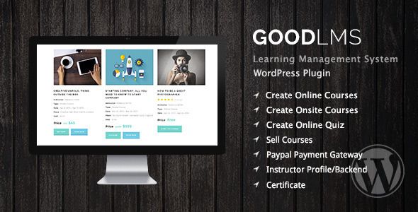 Good LMS WordPress Plugin free download