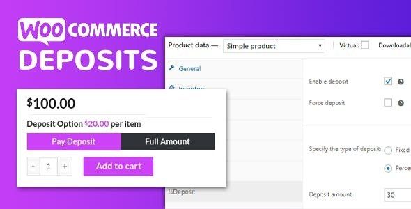 WooCommerce Deposits WordPress Plugin free download