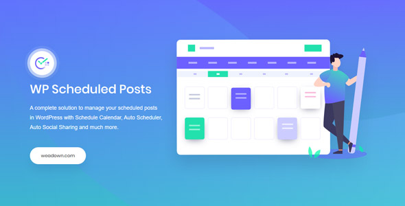 WP Scheduled Posts Pro v2.5.2 Nulled – WordPress Plugin
