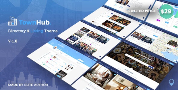 TownHub Nulled – Directory & Listing WordPress Theme