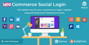 WooCommerce Social Login WordPress Plugin free download