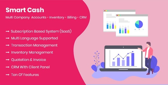 Smart Cash v3.1 - Multi Company Accounts Billing & Inventory(SaaS)