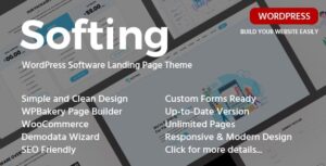 Softing v1.3.3 - Landing Page WordPress Theme
