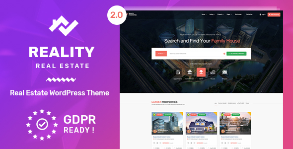 Reality WordPress Theme Free Download