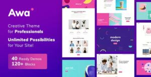Awa WordPress Theme Nulled free download