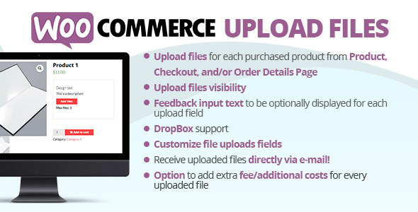 woocommerce upload files free download