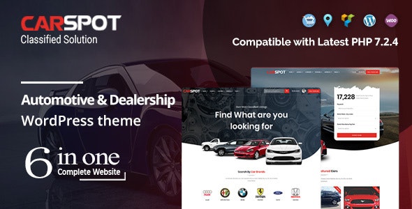CarSpot WordPress Theme free download