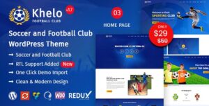 Khelo WordPress Theme free download