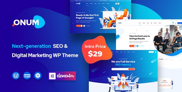 Onum WordPress Theme Free download