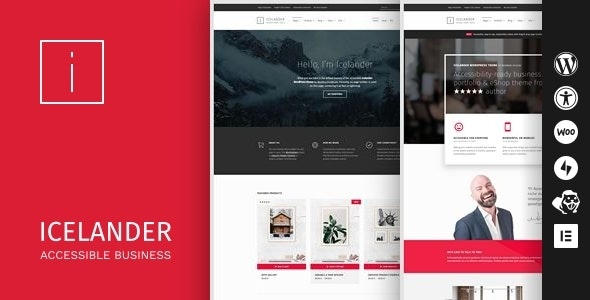 Icelander WordPress Theme Free Download
