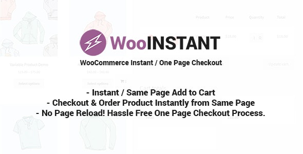 WooInstant – WooCommerce Instant, Quick, Onepage, Direct Checkout