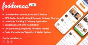 Foodomaa Nulled Multi-restaurant Food Ordering, Restaurant Management