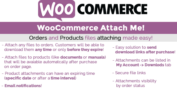 WooCommerce Attach Me Free Download