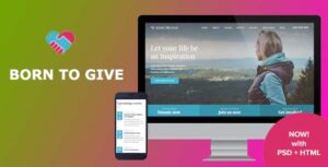 Born To Give WordPress Theme Free Download
