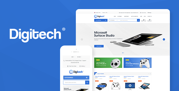 Download Digitech – Technology Theme for WooCommerce