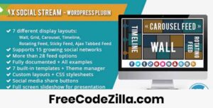 AX Social Stream – WordPress Plugin Free Download