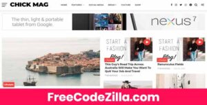 ChickPro Responsive Blogger Template Free Download