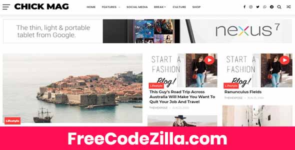 ChickPro Responsive Blogger Template Free Download
