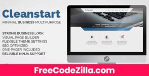 Cleanstart - Corporate Business WordPress Theme Free Download