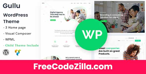 Gullu – Creative Digital Agency & Multipurpose Theme Free Download
