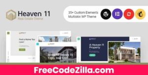 Heaven11 - Property & Apartment Real Estate WordPress Theme Free Download