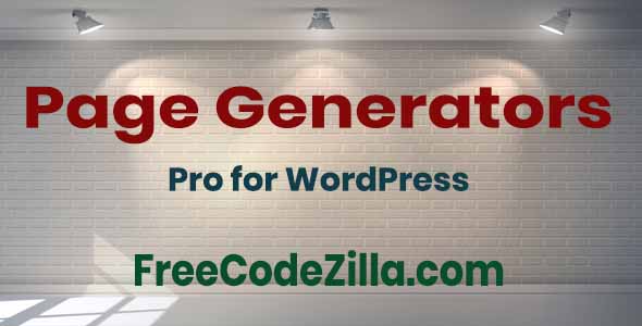 Page Generators Pro For WordPress Free Download