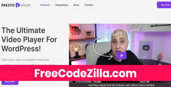 Presto Player – The Ultimate Video Player WordPress Plugin Free Download