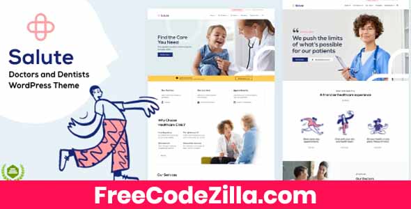 Salute Medical WordPress Theme Free Download