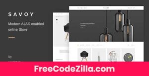 Savoy - Minimalist AJAX WooCommerce Theme Free Download