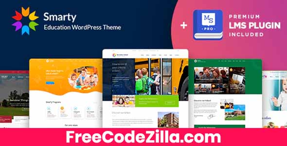 Smarty - School Kindergarten WordPress Theme Free Download